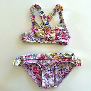 LoveShackFancy x Hurley kids bikini size 2